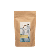 GAL Fish Collagen Peptides packaging featuring a couple dancing, 150g, with product details and neutral tone.